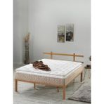 Mubah Mubah Aqua Premium Serisi Ortopedik 100 x 200 cm Gerçek Pedli Torba Yaylı Yatak Peluş Tüylü Kumaş