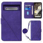 MUBBAR Moda Düşmeye Karşı Deri Kılıf Google Pixel 8 Pro 8Pro Pixel8 ile Uyumlu Çok İşlevli Telefon Tutucu Darbeye Dayanıklı Koruyucu Kabuk Muhafaza Kapaklı Kılıf (Mor, Google Pixel 8)