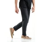 Mubiano 22107-vz Hakiki Nubuk Deri Vizon Ince Taban Püsküllü Erkek Loafer & Günlük Ayakkabı, Vizon, 40
