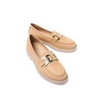 Mubiano Collection Kadın Hakiki Deri Babet Nude -mcsdd033-n, Nude, 40