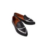 Mubiano Collection Kadın Hakiki Deri Babet Siyah -mcmng2433-s, Siyah, 37