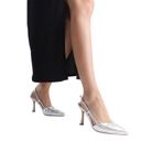 Mubiano Collection Kadın Topuklu Hakiki Deri Stiletto & Ayakkabı Lame -mcbrg5738-lm, Lame, 37