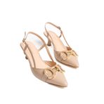 Mubiano Collection Kadın Topuklu Hakiki Deri Stiletto & Ayakkabı Nude -mcbrg5793-n, Nude, 37
