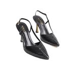 Mubiano Collection Kadın Topuklu Hakiki Deri Stiletto & Ayakkabı Siyah -mcbrg5738-s, Siyah, 40