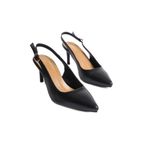 Mubiano Collection Kadın Topuklu Hakiki Deri Stiletto & Ayakkabı Siyah -mcrgn80124-s, Siyah, 40