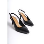 Mubiano Collection Kadın Topuklu Hakiki Deri Stiletto & Ayakkabı Siyah -mcrgn80124-s