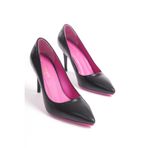 Mubiano Collection Kadın Topuklu Hakiki Deri Stiletto & Ayakkabı Siyah -mcrgn80125-s, Siyah, 39