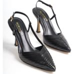Mubiano Collection Mubiano Hakiki Deri Collection Kadın Topuklu Stiletto & Ayakkabı Siyah -MCBRG5738-S