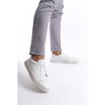 Mubiano Erkek Hakiki Deri Spor Ayakkabı & Sneaker Beyaz-mbkry013-b, Beyaz, 41