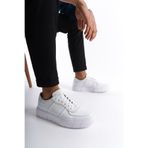 Mubiano Erkek Hakiki Deri Spor Ayakkabı & Sneaker Beyaz -mbkry650-b, Beyaz, 44