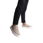 Mubiano Erkek Hakiki Deri Spor Ayakkabı & Sneaker Nude -mbkry650-n, Nude, 44