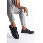 Mubiano Erkek Hakiki Deri Spor Ayakkabı & Sneaker Siyah -mbkryt015-s, Siyah, 40
