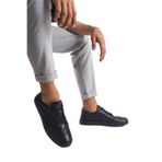 Mubiano Erkek Hakiki Deri Spor Ayakkabı & Sneaker Siyah -mbkryt015-s, Siyah, 44