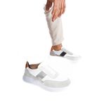 Mubiano Hakiki Deri Erkek Spor Ayakkabı & Sneaker Gri/Beyaz -MBKNT-GRB - Gri - Beyaz - 42