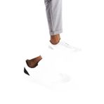 Mubiano Hakiki Deri Erkek Spor Ayakkabı & Sneaker Gri/Beyaz -MBKRY506-GRB - Gri - Beyaz - 41