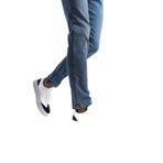 Mubiano Hakiki Deri Erkek Spor Ayakkabı & Sneaker Lacivert/Beyaz -MBKRY506-LCVB - Lacivert - Beyaz - 43
