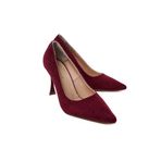 Mubiano Mb970-brd Kadın Ince 9 Cm Topuklu Bordo Süet Stiletto & Topuklu Ayakkabı, Bordo, 40