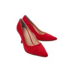 Mubiano Mb970-kr Kadın Ince 9 Cm Topuklu Kırmızı Süet Stiletto & Topuklu Ayakkabı, Kırmızı, 35