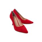 Mubiano Mb970-kr Kadın Ince 9 Cm Topuklu Kırmızı Süet Stiletto & Topuklu Ayakkabı, Kırmızı, 37