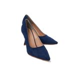 Mubiano Mb970-lcv Kadın Ince 9 Cm Topuklu Lacivert Süet Stiletto & Topuklu Ayakkabı, Lacivert, 35