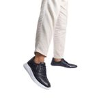 Mubiano Mbknt2090-lcv Erkek Hakiki Deri Lacivert Sneaker & Spor Ayakkabı, Lacivert, 40