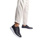 Mubiano Mbknt2090-lcv Erkek Hakiki Deri Lacivert Sneaker & Spor Ayakkabı, Lacivert, 41