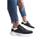 Mubiano Mbkry028-s Erkek Hakiki Deri Siyah Sneaker & Spor Ayakkabı, Siyah, 40