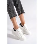 Mubiano MBMKQ200-BS Kadın Kalın Taban Beyaz/siyah Sneaker & Spor Ayakkabı - 39 - Beyaz - Siyah
