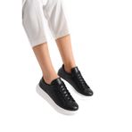 Mubiano MBMKQ200-SS Kadın Kalın Taban Siyah/siyah Sneaker & Spor Ayakkabı - 36 - Siyah - Siyah