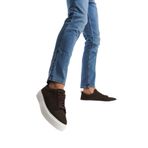Mubiano Mbnbkm3-kh Erkek Hakiki Nubuk Deri Kahverengi Sneaker & Spor Ayakkabı, Kahverengi, 43