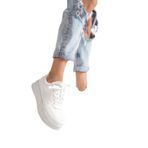 Mubiano MBNK160-BB Kadın Kalın Taban Beyaz/beyaz Sneaker & Spor Ayakkabı - 40 - Beyaz - Beyaz