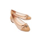 Mubiano Mbsr2323-n File Detaylı Fiyonklu Kadın Nude Babet, Nude, 40