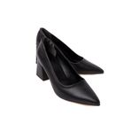 Mubiano Mbzfr600-s Kadın Blok Topuklu 6 Cm Sivri Burun Siyah Stiletto & Topuklu Ayakkabı, Siyah, 36