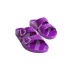 Mubiano Summer Kadın Jelly Mat Mor Düz Terlik-mstb146-mr, Mor, 36