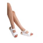 Mubiano Summer Kadın Özel Taban Hakiki Deri Beyaz Sandalet -mssr90-b, Beyaz, 39