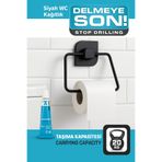 MUBX Yapıskanlı Kağıt Havluluk Wc Kağıt HavlulukAskısı Mat Siyah Delme Vida Matkap Yok