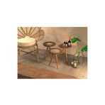Mucha Dekoratif Zigon Sehpa Set (6'LI TABLO HEDİYELİ)