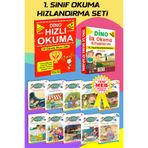 Mucit Dino Yayınları 1. Sınıf Tavsiyeli Hızlı Okuma Kitabı ve Hikaye Seti (11 Kitap)
