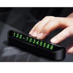 Mucit Home Araç Parktel Park Numaratörü Ön Cam Için Oto Telefon Numara Kartı Telefon Numaralık Siyah