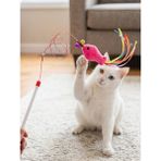 Mucit Home Balıklı Kedi Oyun Oltası Balıklı Kuyruklu Dikkat Çekici 90 cm -Eğlenceli Olta - kedi oltası - Renkli