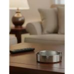 Mucit Home Gümüş Renk Yuvarlak Çelik Küllük 10 Cm