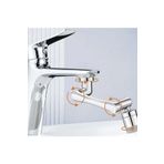 mucit home Krom Tasarruflu 4 Modlu Şelale Ayarlanabilir Musluk Başlığı Eviye Batarya