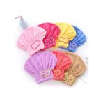 Mucit Home Saç Kurutma Bonesi,kafa Havlusu ,duş Bonesi Mikrofiber Kumaş Renkli