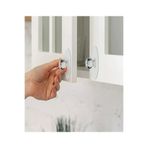 Mucit Home Şeffaf Kristal Başlıklı 2'Li Yapışkanlı Kulp Dolap Çekmece Kulp Tutacak Askı