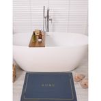 Mucit Home Sihirli Su Emici Banyo Paspası Kaymaz Tabanlı Abdest Paspası Kare Renkli