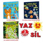 Mucit Karınca Yaz Sil Kitaplar Serisi 2-4 Yaş 2. Set-Yükselen Zeka Yayınları