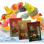 Mucize 3´lü Set (3 Adet Refill Doypak).(Çilek -Nane/şeftali-Buzlu Çay/elma-Tarçın) Aromalı Kürdan-Sakız ve Şeker Alternatifi -Değişik Meyve Tatlarında Nefes Ferahlığı - 1