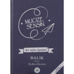 Mucize Sensin Balık Burcu Sembollü Süresiz Tarihsiz Lacivert 25x17 cm Ajanda