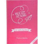 Mucize Sensin Temalı Tarihsiz Süresiz Pembe Sert Kapak 192 Sayfa Büyük Boy 25x17 cm Ajanda