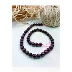 Mucize Taş DİZ1258 Lal Garnet A Kalite Küre Kesim 8 Mm Doğal Taş Dizi